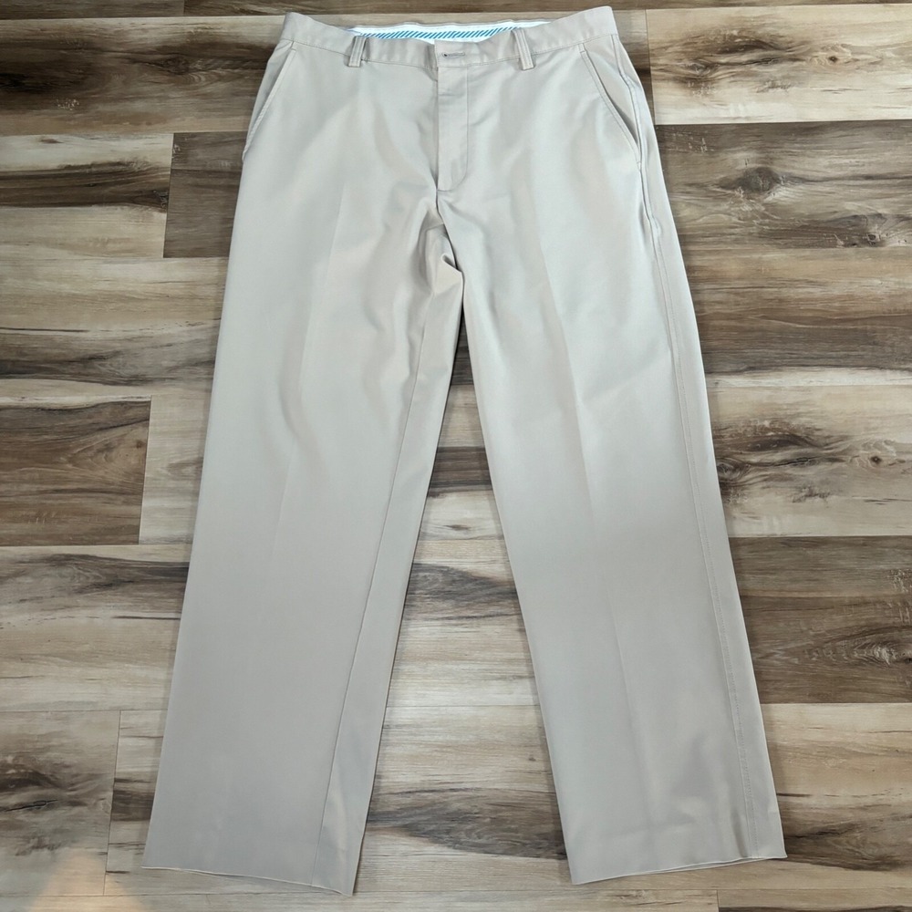 FootJoy Golf Pants Mens 34x30 Classic Performance Stretch Khaki Tan Athletic